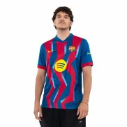 Camiseta 4ª Equipación FC Barcelona 2526 - rojo y azul