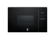 Microondas Integrable Balay 25L Grill Cristal Negro 1450W