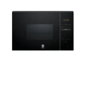 Microondas Integrable Balay 25L Grill Cristal Negro 1450W