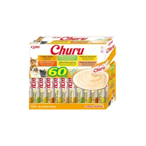 60x14g CHURU en 2 paquetes (120 uds totales)