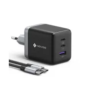 Cargador 100W USB C NOVOO con 3 Puertos y Cable PD