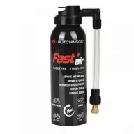 Incluye espray para reparar e inflar pinchazos en neumáticos.