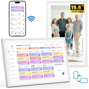 Calendario Digital NEWYES 15.6" - Planificador Semanal 2026