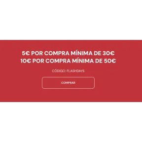 Descuento de 5 o 10€ en tu compra