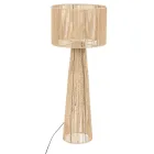 Lámpara de pie de yute estilo decorativo