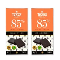 Trapa Collection Chocolate Negro 85% Cacao 85 g Sin Gluten