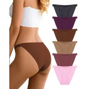 Bragas Sin Costuras para Mujer - Pack de 6 Tallas Variadas