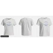 Camiseta UA Lockertag con logo infantil.