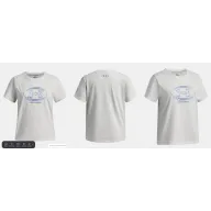 Camiseta UA Lockertag con logo infantil.