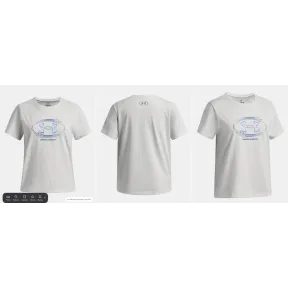 Camiseta UA Lockertag con logo infantil.