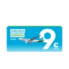 Vuelo a América por 9€ + Tasas