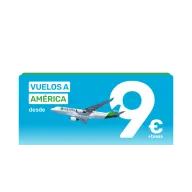 Vuelo a América por 9€ + Tasas