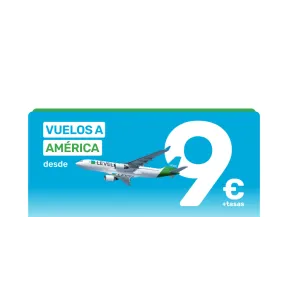 Vuelo a América por 9€ + Tasas