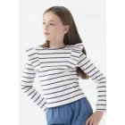 Camiseta de rayas para niña TEX - 3 a 14 años, 2 colores