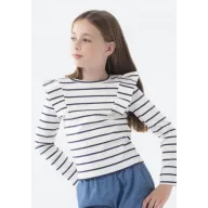 Camiseta de rayas para niña TEX - 3 a 14 años, 2 colores