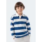 Polo TEX a Rayas para Niño (9 a 12 años, 2 colores)