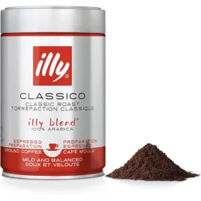 Café Illy Espresso Molido, 100% Arábica, 250g - Tueste Classico