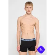 Pack de 8 Bóxers Negros Jack & Jones JACTYLER