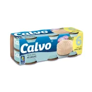Atún claro Calvo al Natural 6 x 56 gr. Precio final 3.03€