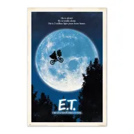 E.T., el extraterrestre: Póster de la película icónica de 1982.