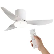Ventilador WOOX de Techo con Luz y Control Remoto 86 cm