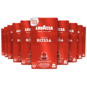 Cápsulas Nespresso Lavazza Qualità Rossa: 100 a 33,31€