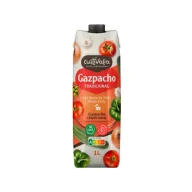 Gazpacho tradicional 1 l con AOVE y ingredientes naturales.
