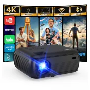 Mini Proyector 1080p Nativo AGIMA con Soporte 4K y WiFi 6