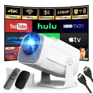 Proyector Portátil Gaimoo 1080p con Soporte 4K y WiFi 6