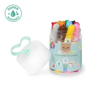 Juego de 12 Rotuladores Lavables Teddy Friends - 12 Colores