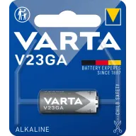 Pila alcalina Varta 12V tipo V23GA para electrónica