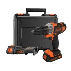 Taladro atornillador 18V BLACK+DECKER Multievo MT218KB