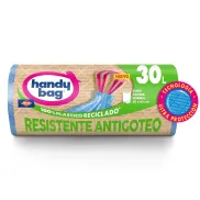 Bolsas de Basura Antigoteo 30L, 100% Recicladas, 12 Uds.