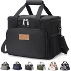 Bolsa Térmica Portátil 9L para Latas y Lonchera Negra