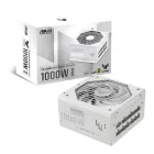 Fuente Asus TUF Gaming 1000W, 80 Plus Gold, Modular, Blanca