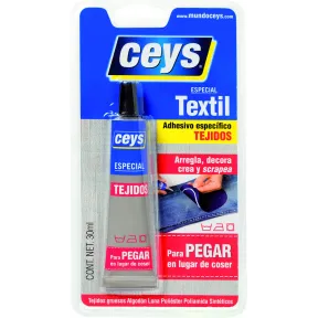 Adhesivo Textil Ceys - Pegamento Específico para Tejidos