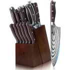 Juego de 16 Piezas de Cuchillos de Cocina