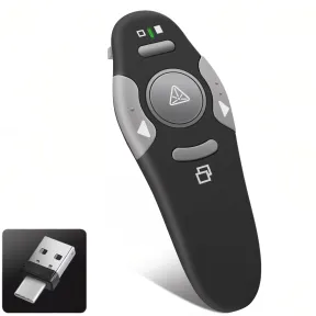 Puntero USB Tipo C 2-en-1 con Pasador para Presentaciones