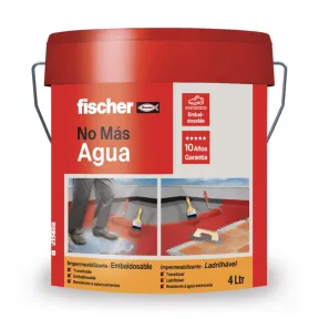 Pintura Impermeabilizante Transitable 4 L Gris Fischer 17886