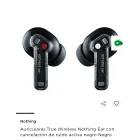 Auriculares Nothing Ear negros con cancelación de ruido activa