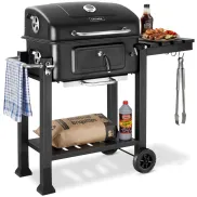 Parrilla de Carbón con Tapa, Barbacoa Ideal para Asados