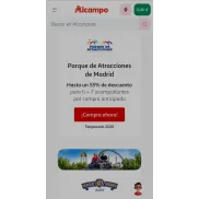 Ahorra hasta 55% en entradas para parques de Madrid