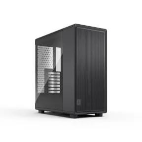 Gabinete Fractal Design Epoch Black con Cristal Templado y Ventiladores