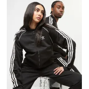 Chaqueta negra adidas para hombres (S-XL)