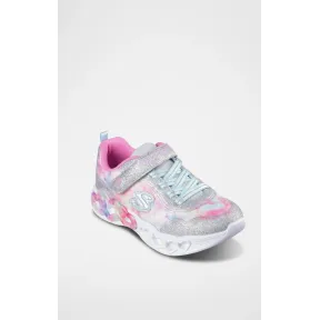Zapatillas de niña Skechers con velcro y fantasía