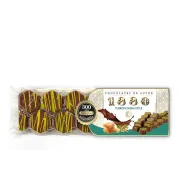 Turrón de chocolate y crema de pistacho 200 gr tipo DUBAI