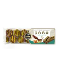 Turrón de chocolate y crema de pistacho 200 gr tipo DUBAI