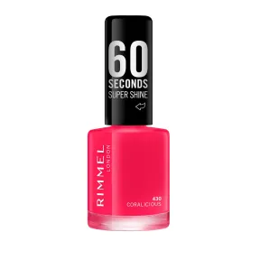 Esmalte Coralicious 430 Rimmel London 60 Segundos Super Shine