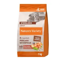 Pienso No Grain para Gatos Esterilizados con Salmón 7kg