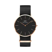 Reloj Cornwall Daniel Wellington - 40 mm - Negro/Rosa dorado